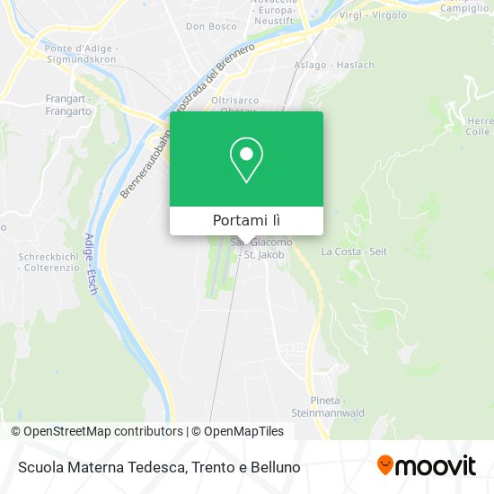 Mappa Scuola Materna Tedesca