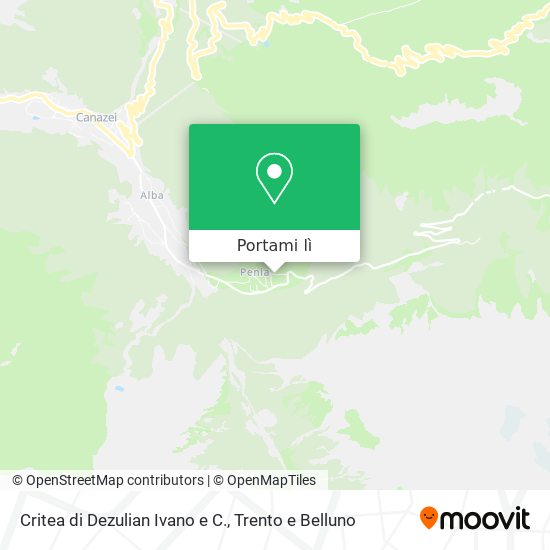 Mappa Critea di Dezulian Ivano e C.