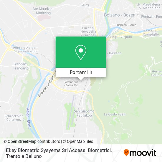 Mappa Ekey Biometric Sysyems Srl Accessi Biometrici