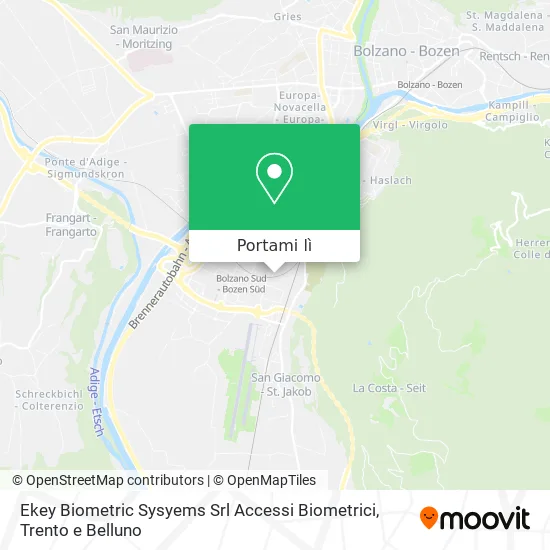 Mappa Ekey Biometric Sysyems Srl Accessi Biometrici