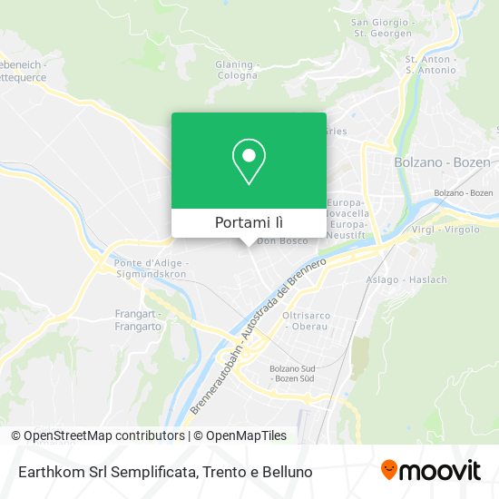 Mappa Earthkom Srl Semplificata