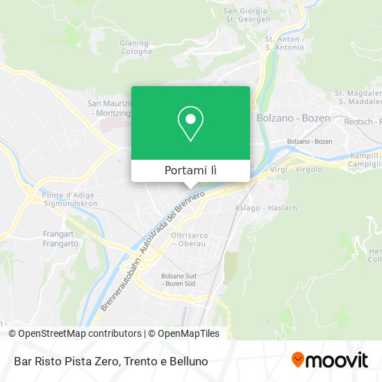 Mappa Bar Risto Pista Zero