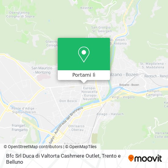 Mappa Bfc Srl Duca di Valtorta Cashmere Outlet
