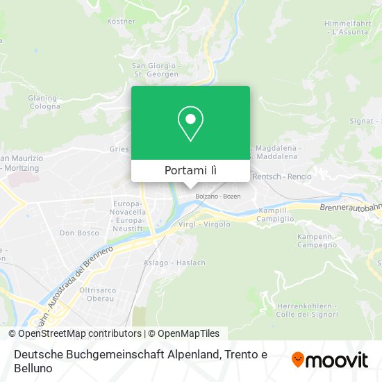 Mappa Deutsche Buchgemeinschaft Alpenland