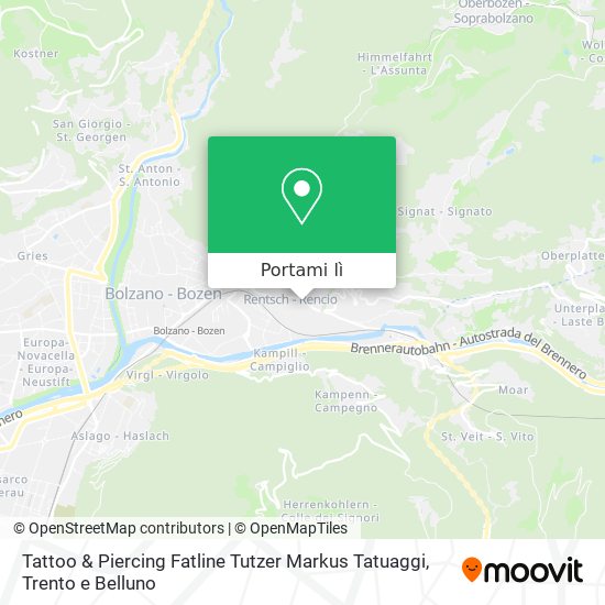 Mappa Tattoo & Piercing Fatline Tutzer Markus Tatuaggi