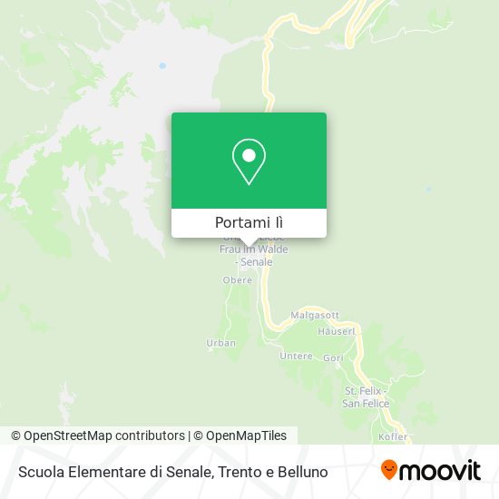 Mappa Scuola Elementare di Senale