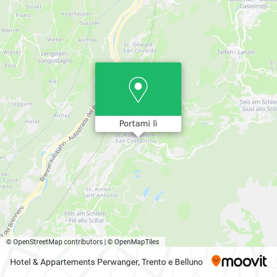 Mappa Hotel & Appartements Perwanger
