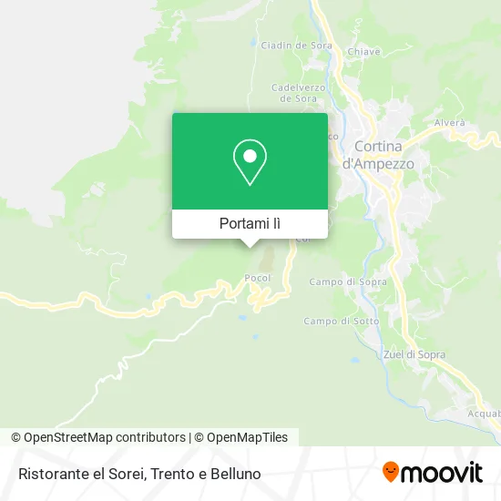 Mappa Ristorante el Sorei
