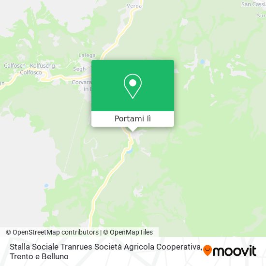Mappa Stalla Sociale Tranrues Società Agricola Cooperativa