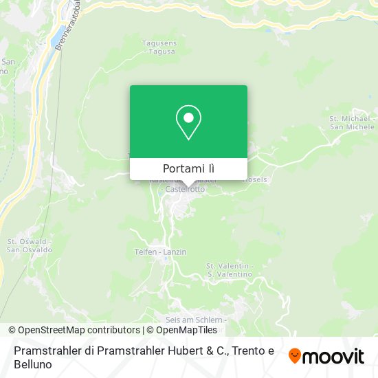 Mappa Pramstrahler di Pramstrahler Hubert & C.