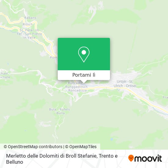 Mappa Merletto delle Dolomiti di Broll Stefanie