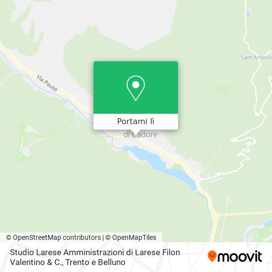 Mappa Studio Larese Amministrazioni di Larese Filon Valentino & C.