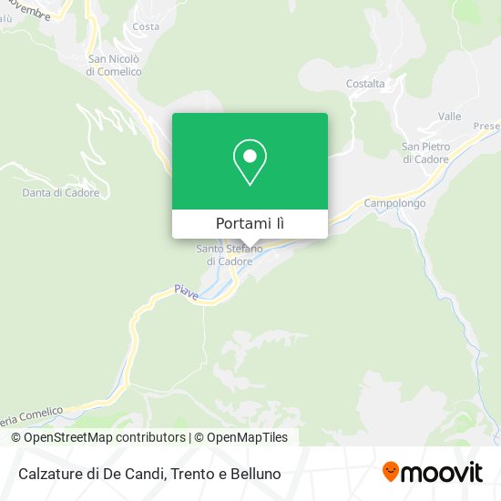 Mappa Calzature di De Candi