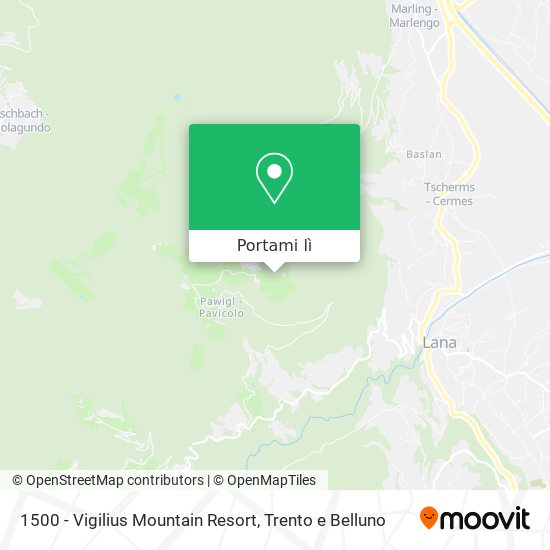 Mappa 1500 - Vigilius Mountain Resort