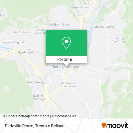 Mappa Pedevilla Renzo