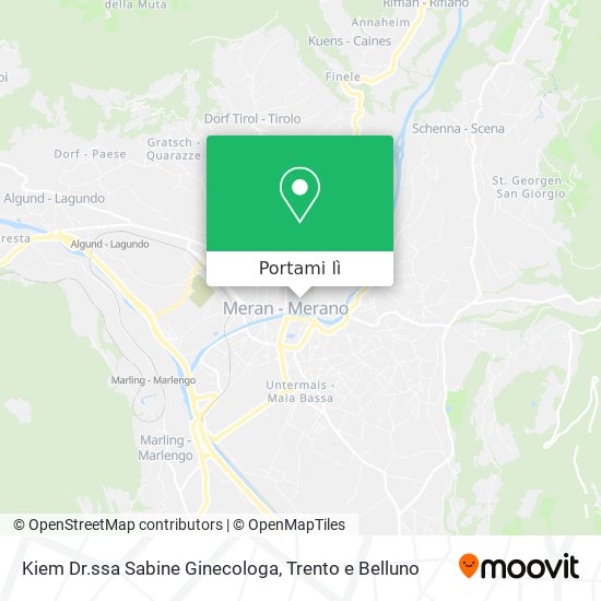 Mappa Kiem Dr.ssa Sabine Ginecologa