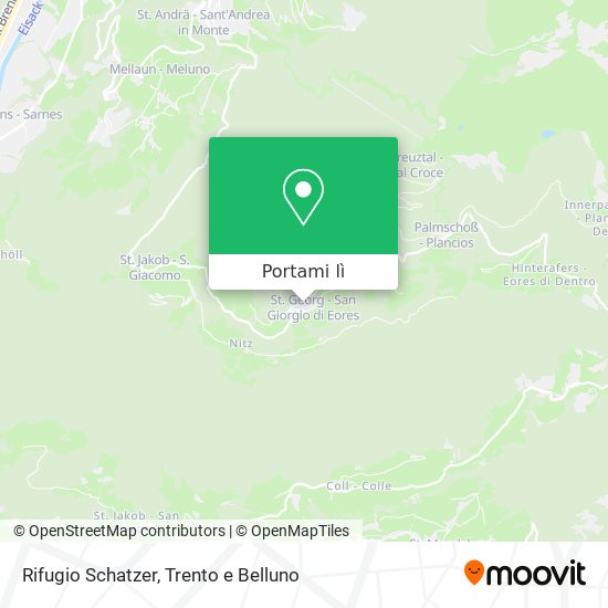Mappa Rifugio Schatzer