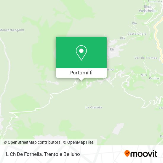 Mappa L Ch De Fornella