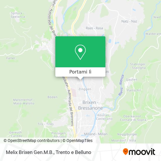 Mappa Melix Brixen Gen.M.B.