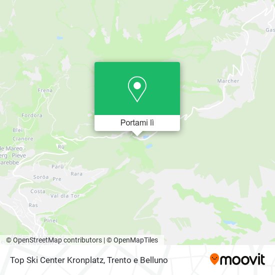 Mappa Top Ski Center Kronplatz