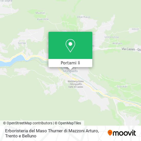 Mappa Erboristeria del Maso Thurner di Mazzoni Arturo