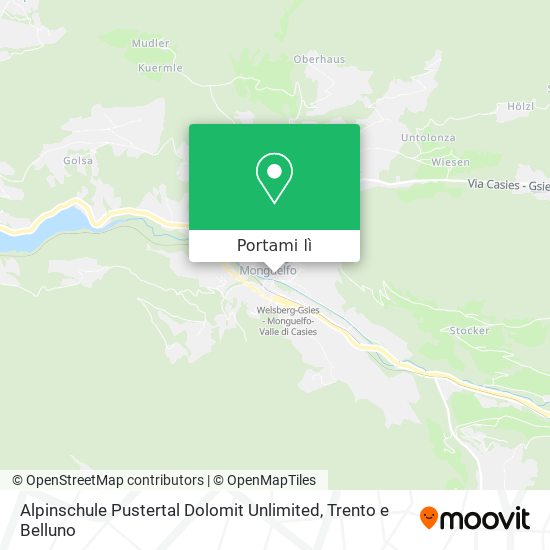 Mappa Alpinschule Pustertal Dolomit Unlimited
