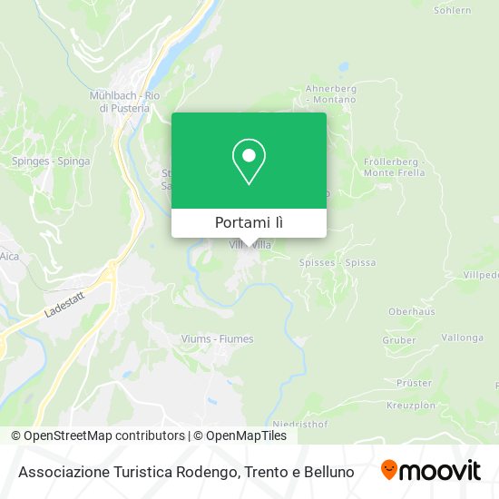 Mappa Associazione Turistica Rodengo