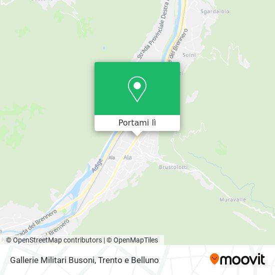 Mappa Gallerie Militari Busoni