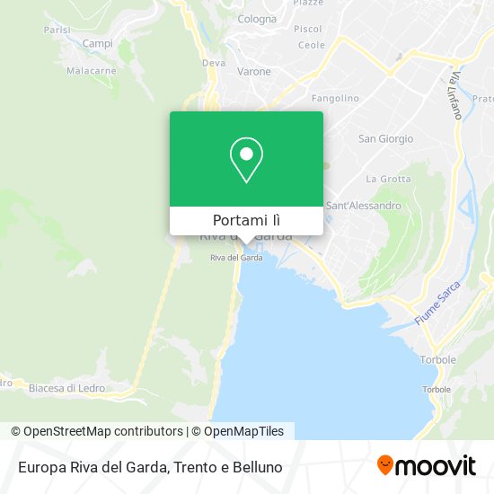 Mappa Europa Riva del Garda