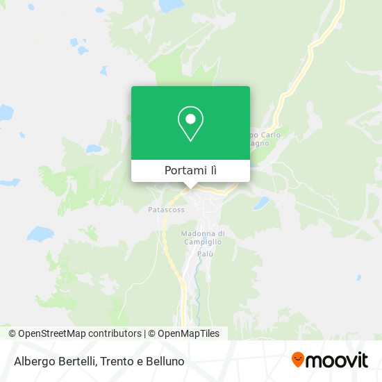 Mappa Albergo Bertelli
