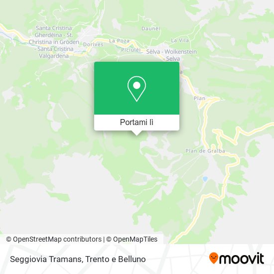 Mappa Seggiovia Tramans