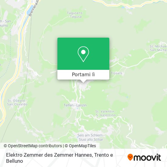 Mappa Elektro Zemmer des Zemmer Hannes