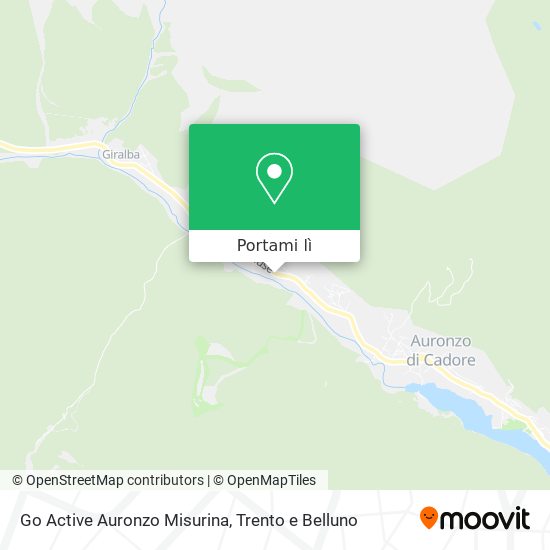 Mappa Go Active Auronzo Misurina