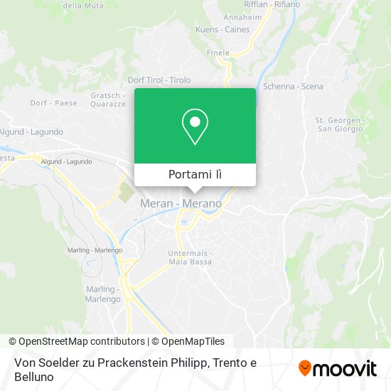 Mappa Von Soelder zu Prackenstein Philipp