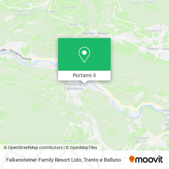 Mappa Falkensteiner Family Resort Lido