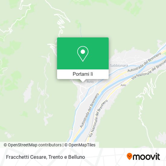 Mappa Fracchetti Cesare
