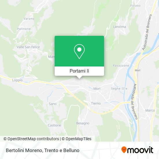 Mappa Bertolini Moreno