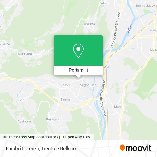 Mappa Fambri Lorenza