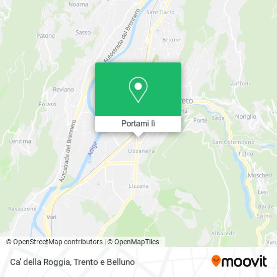 Mappa Ca' della Roggia