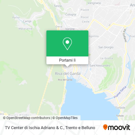 Mappa TV Center di Ischia Adriano & C.