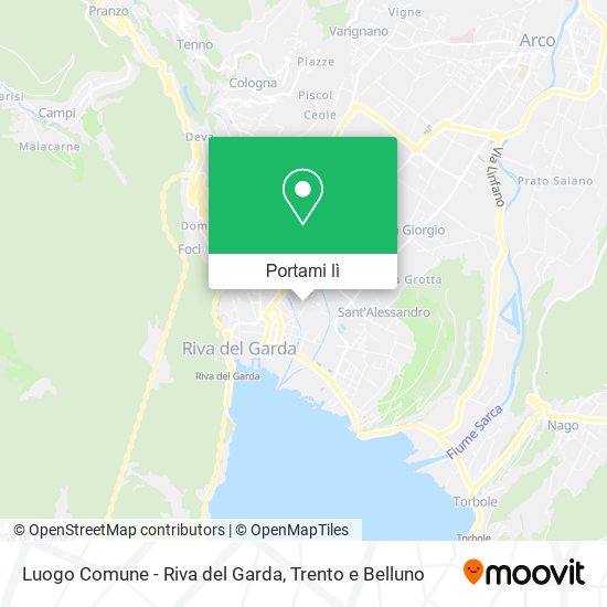 Mappa Luogo Comune - Riva del Garda