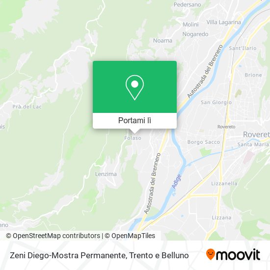 Mappa Zeni Diego-Mostra Permanente