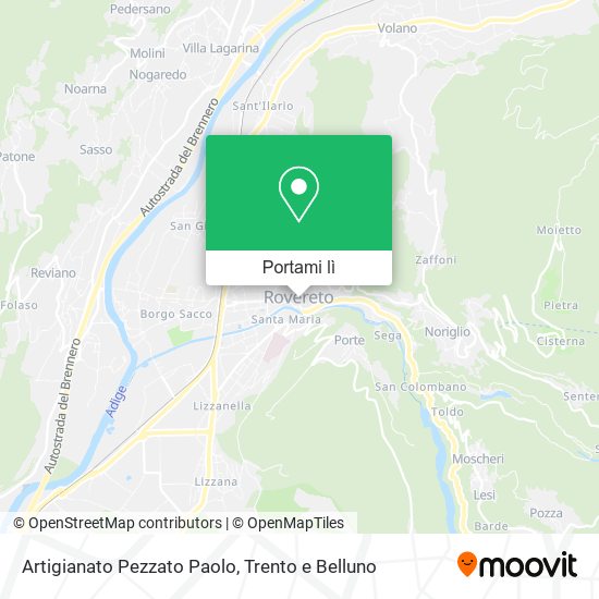 Mappa Artigianato Pezzato Paolo