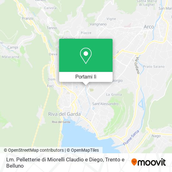 Mappa Lm. Pelletterie di Miorelli Claudio e Diego