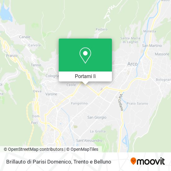 Mappa Brillauto di Parisi Domenico