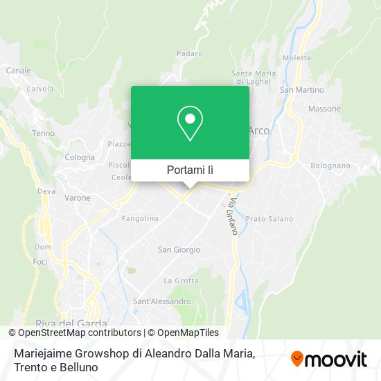 Mappa Mariejaime Growshop di Aleandro Dalla Maria