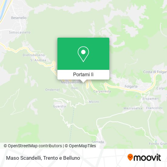 Mappa Maso Scandelli