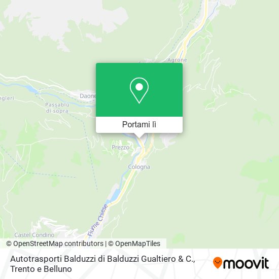 Mappa Autotrasporti Balduzzi di Balduzzi Gualtiero & C.