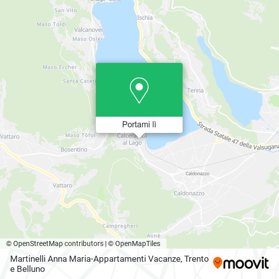 Mappa Martinelli Anna Maria-Appartamenti Vacanze