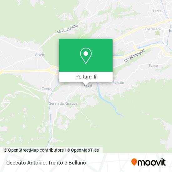 Mappa Ceccato Antonio
